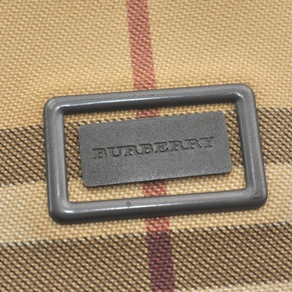 Authentic Burberry Nova Check Shoulder HandBag PVc - Picture 8 of 11